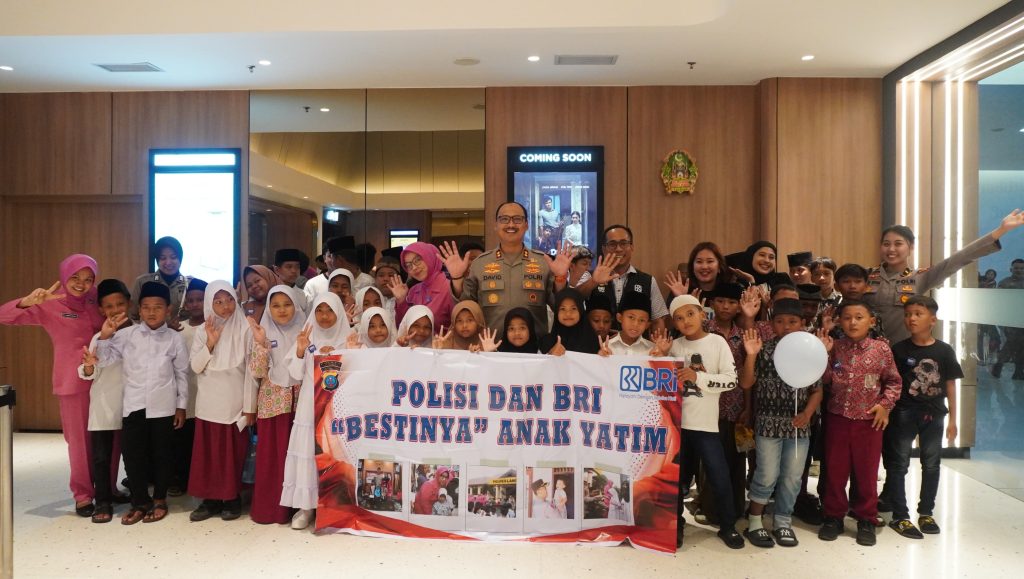 Kapolres Langkat Ajak Anak-anak Yatim Nonton Bareng di Bioskop