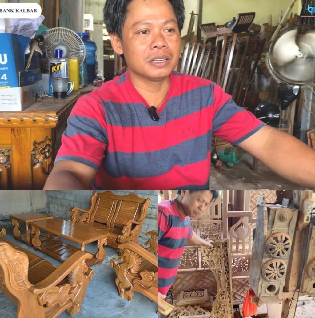 Mebel Ahmad Busro Tumbuh Pesat Berkat Dukungan Bank Kalbar