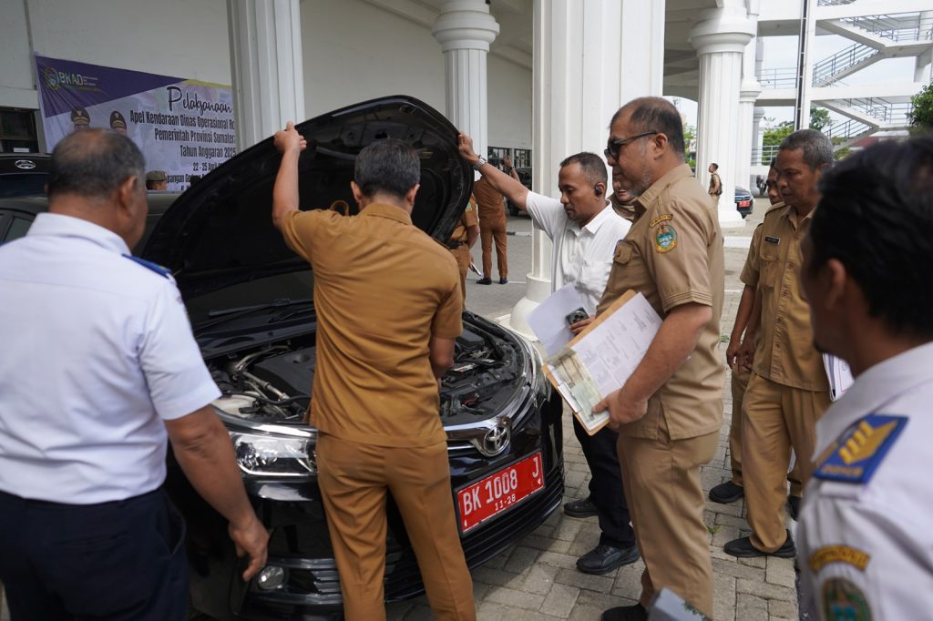Pemprov Sumut Inspeksi Seluruh Kendaraan Dinas