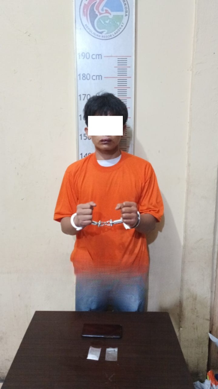 Sat Res Narkoba Polres Langkat Amankan Seorang Pria di Tanjung Pura