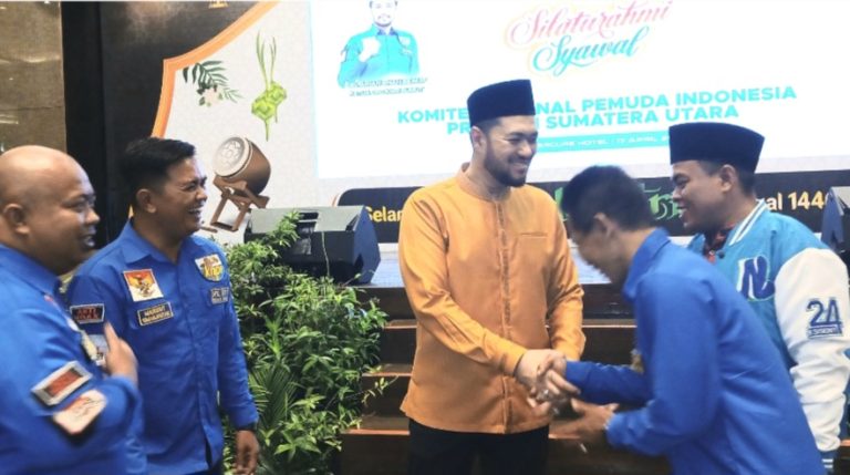 Silaturahmi Syawal KNPI Sumut Meriah