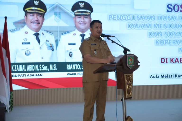 Wabup Asahan Buka Sosialisasi Pembentukan Koperasi Merah Putih