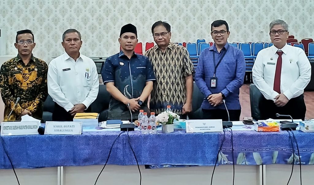 Wabup Simalungun Hadiri Kegiatan Exit Meeting Pemeriksaan Terperinci BPK RI