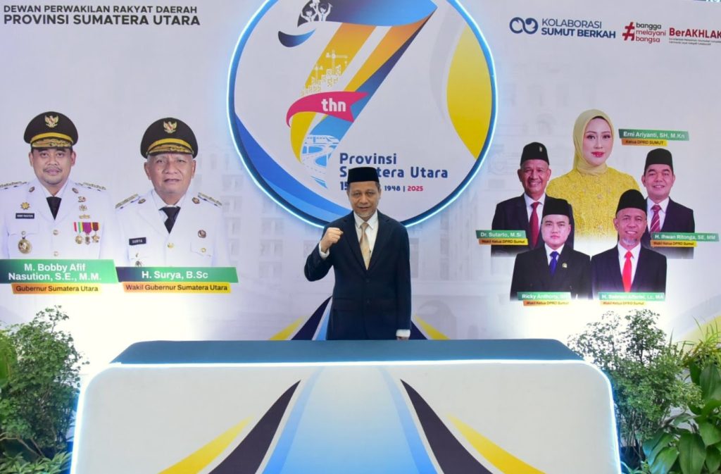 Wakil Ketua DPRD Medan Hadiri Hari Jadi ke-77 Provinsi Sumatera Utara