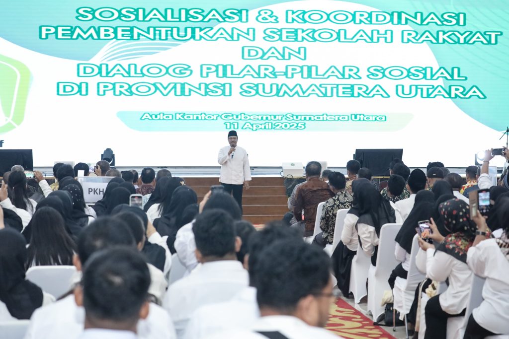 Walkot Wesli dan Kepala Daerah se-Sumut Hadiri Sosialisasi Mensos RI di Medan