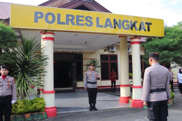 Kapolres Langkat Pimpin Upacara Hari Kebangkitan Nasional ke-117