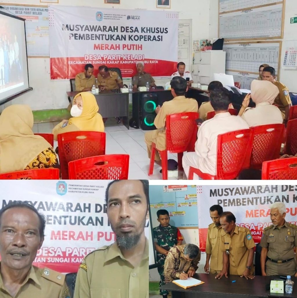 Parit Keladi Bentuk Koperasi Merah Putih