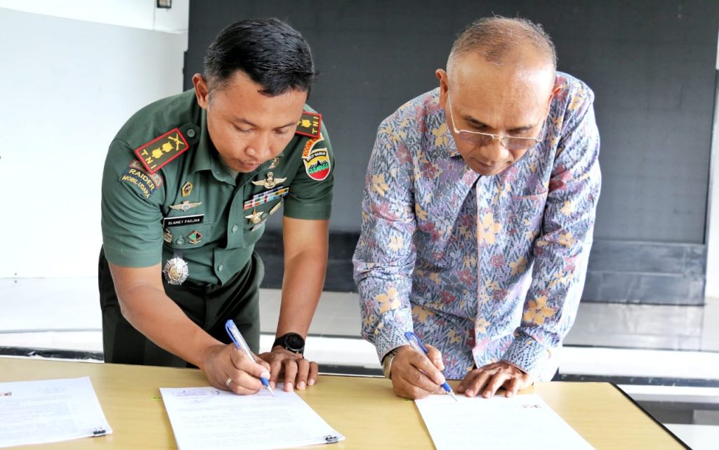 Pemkab Simalungun dan Dandim 0207Sml Teken MoU Soal Pembangunan Infrastruktur