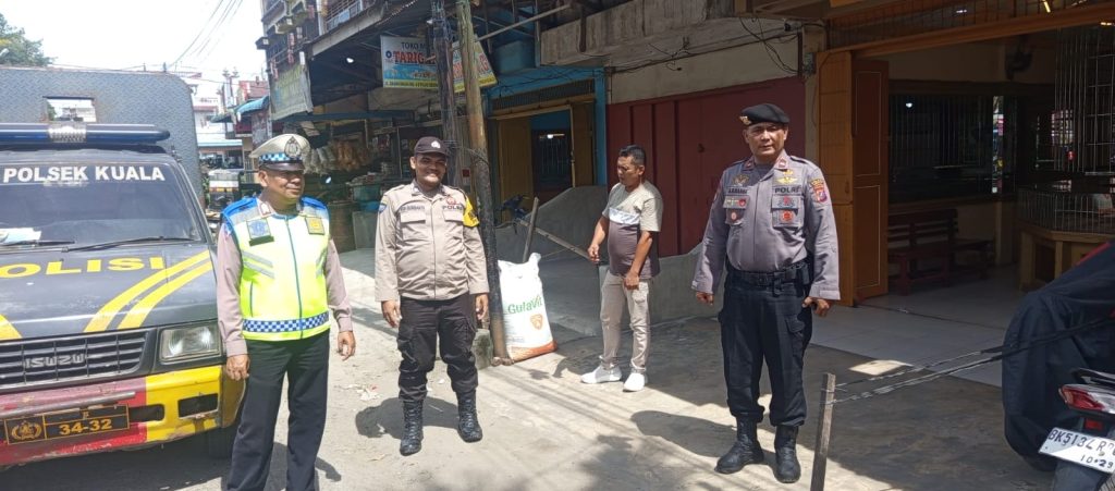 Personil Polsek Kuala Gelar Patroli