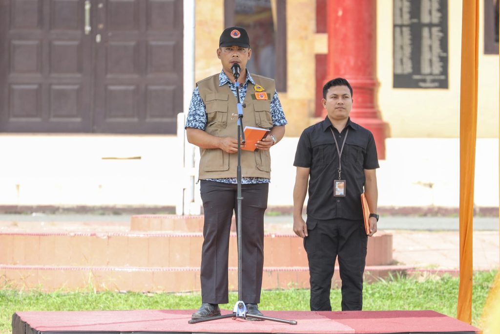 Sekda Junaedi Antonius Sitanggang Hadiri Gladi Kesiapsiagaan Bencana