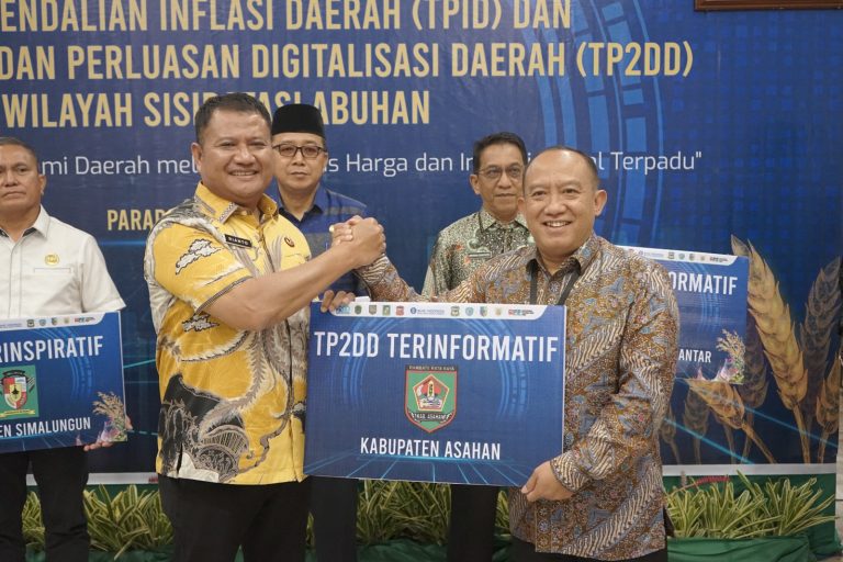 Wabup Asahan Ikuti High Level Meeting TPID dan TP2DD