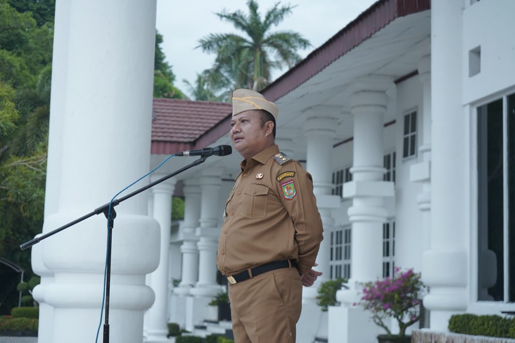 Wabup Asahan Pimpin Apel Minta ASN Berikan Pelayanan Maksimal
