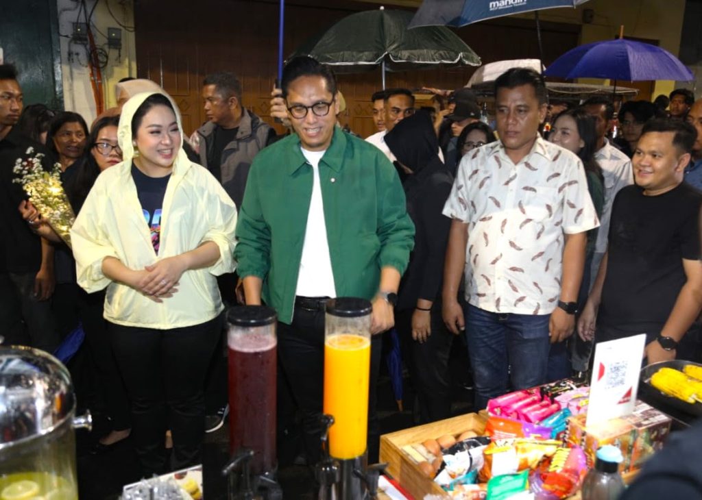 Afif Abdillah Hadiri Launching Car Free Night Kota Medan