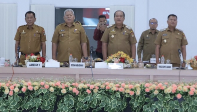 Bupati Asahan Buka Rakorpem Bulan Juni 2025