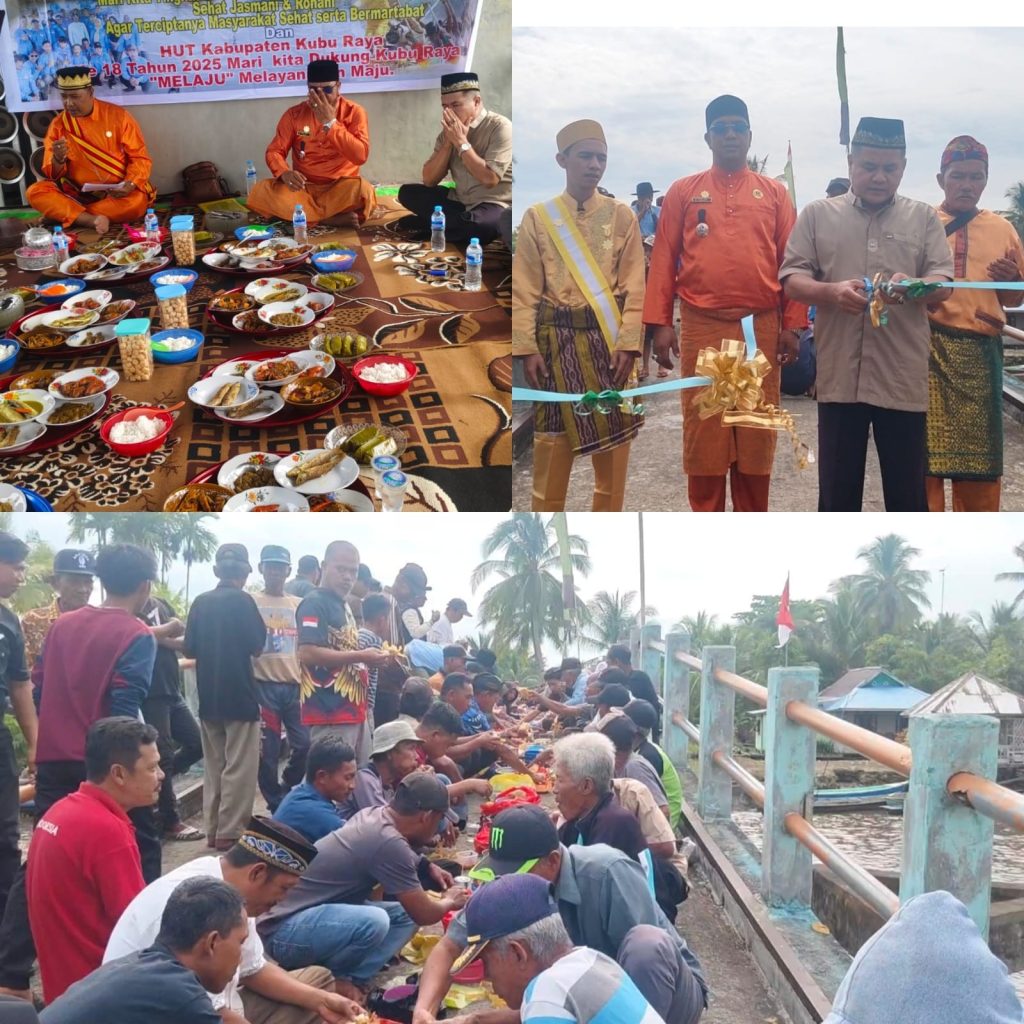 Pemerintah Desa Pasir Putih Hadiri HUT ke-107 Desa Teluk Pakedai Satu