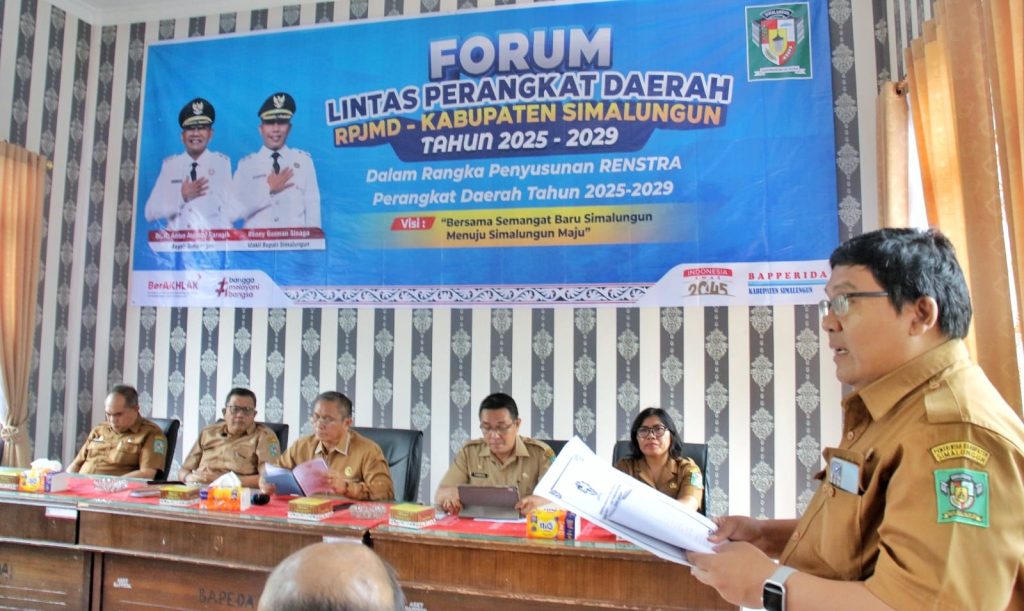 Pemkab Simalungun Gelar Forum Lintas Perangkat Daerah RPJMD