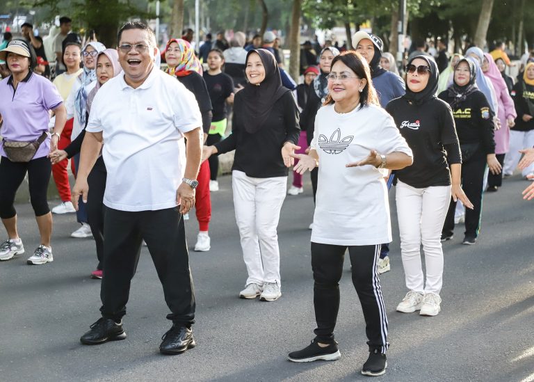 Walkot Wesly Meriahkan CFD yang Digelar Satlantas Polres Siantar