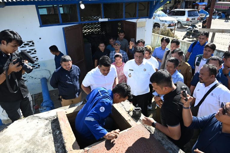 Bobby Nasution Tinjau Waduk Tirtanadi Cabang Samosir