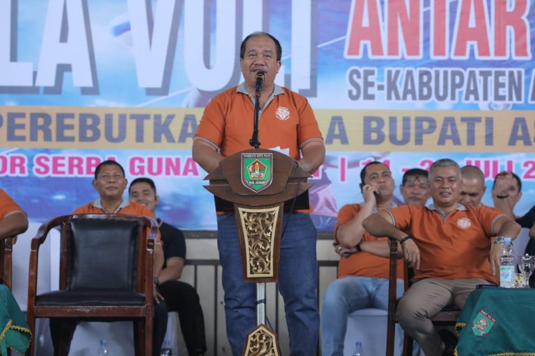Bupati Asahan Buka Kejuaraan Bola Voli Antar Club
