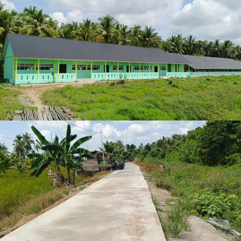 Kades Kaliamas Wujudkan Jalan Layak ke SMAN 4