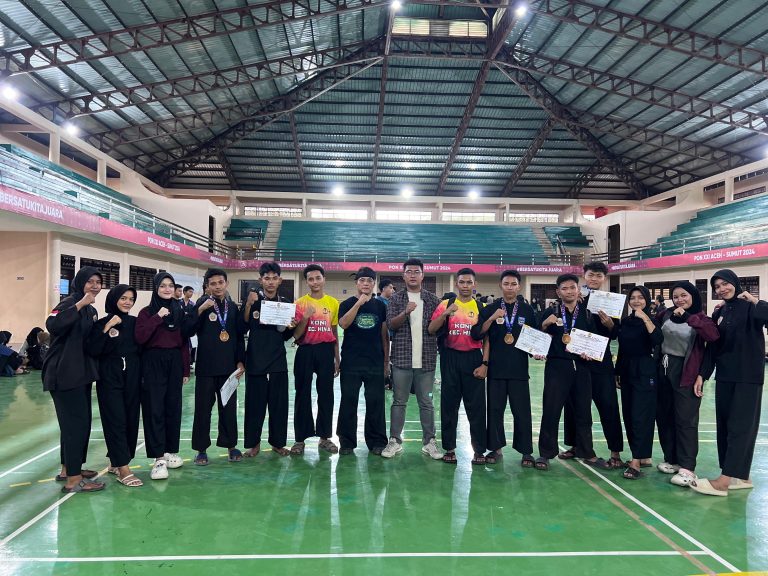 Kontingen Hinai Raih Tambahan Medali Dari Cabor Pencak Silat Di Porkab Langkat 2025