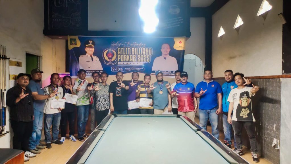POBSI Langkat Sukseskan Gelaran Porkab Langkat 2025 Di Cabor Billiard