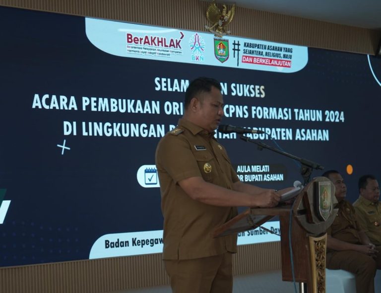 Wabup Asahan Buka Pelaksanaan Orientasi CPNS Formasi Tahun 2024