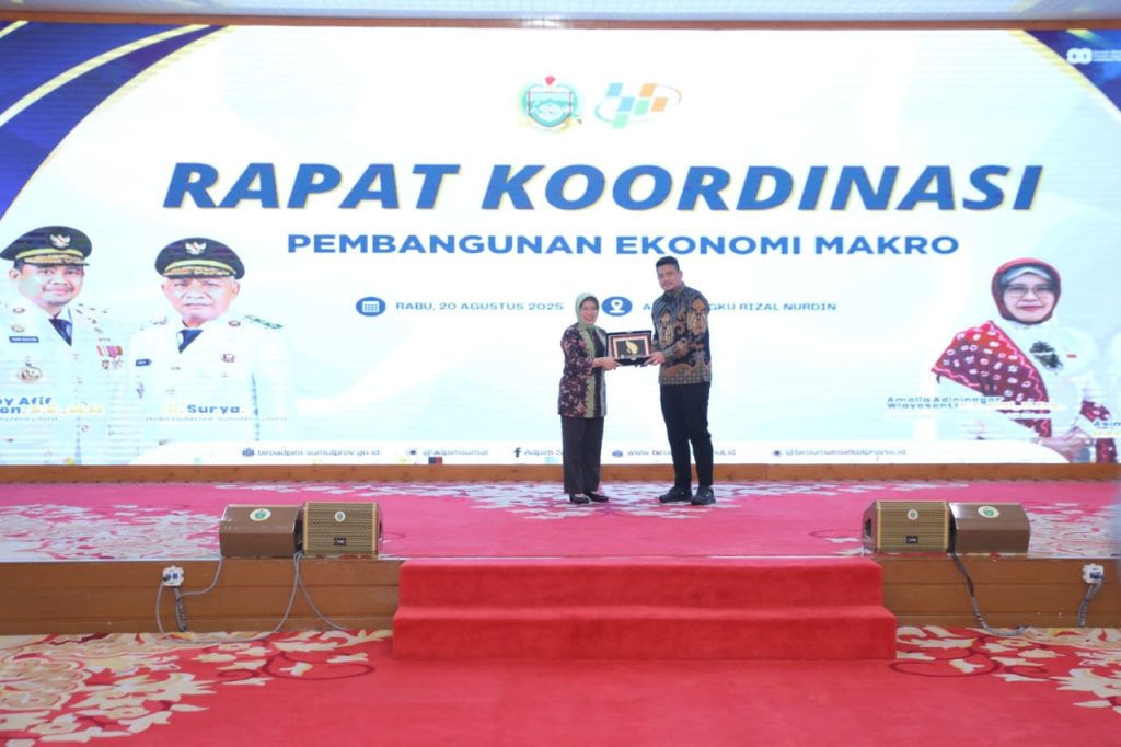 Bupati Asahan Ikuti Rakor Ekonomi Makro Pemprovsu