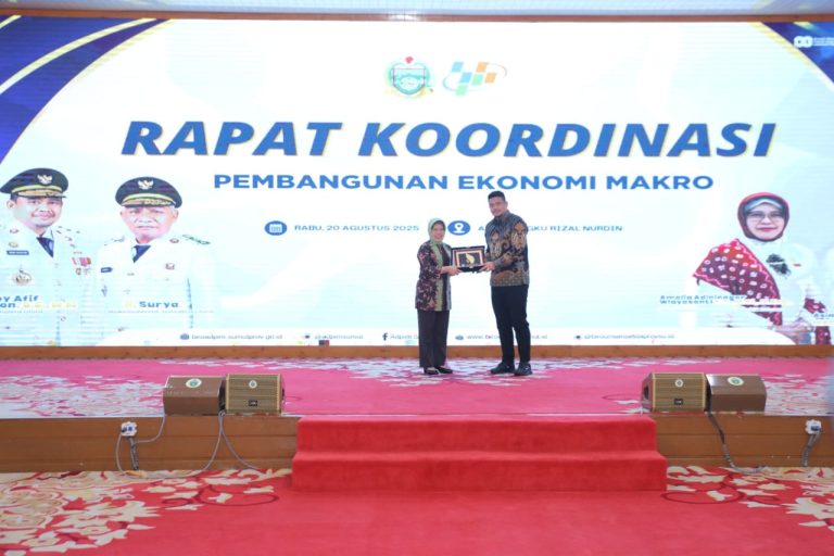 Bupati Asahan Ikuti Rakor Ekonomi Makro Pemprovsu