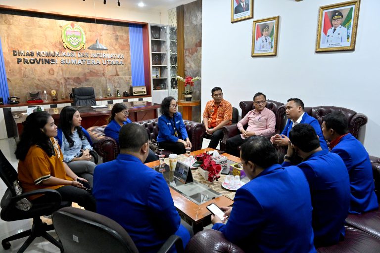 Diskominfo dan GAMKI Bangun Kolaborasi Dukung Visi Pembangunan Daerah Sumut