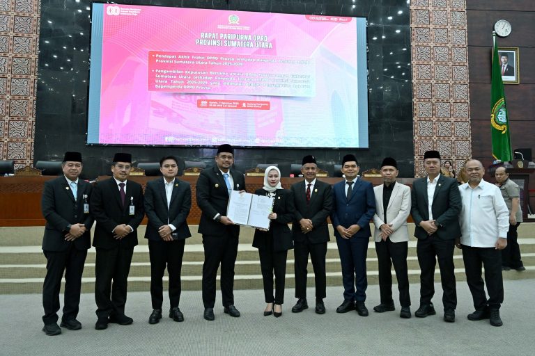 Gubernur Bobby Nasution dan DPRD Sumut Setujui Ranperda RPJMD 2025-2029