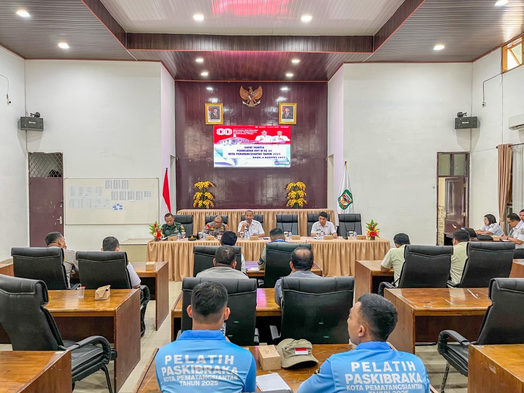 Pemko Siantar Gelar Rapat Persiapan HUT Ke-80 Kemerdekaan RI
