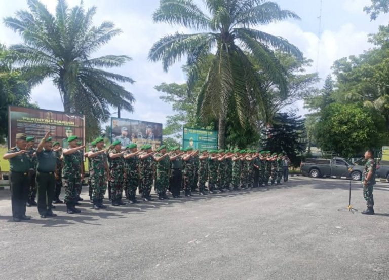 Pesan Hangat Dandim 0208Asahan Saat Lepas Prajurit Cuti