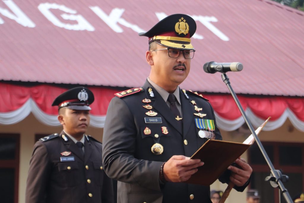 Pesan Kapolres Langkat di Upacara HUT ke-80 RI