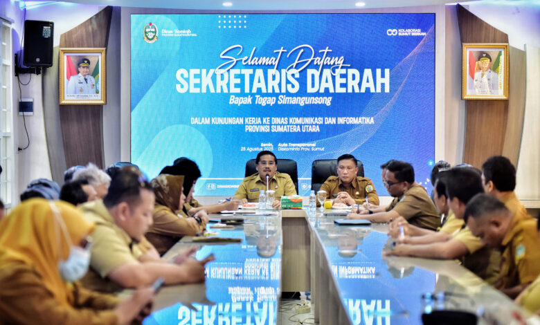 Sekdaprov Sumut Ajak ASN Dinas Kominfo Terus Perkuat Kerja Sama Tim
