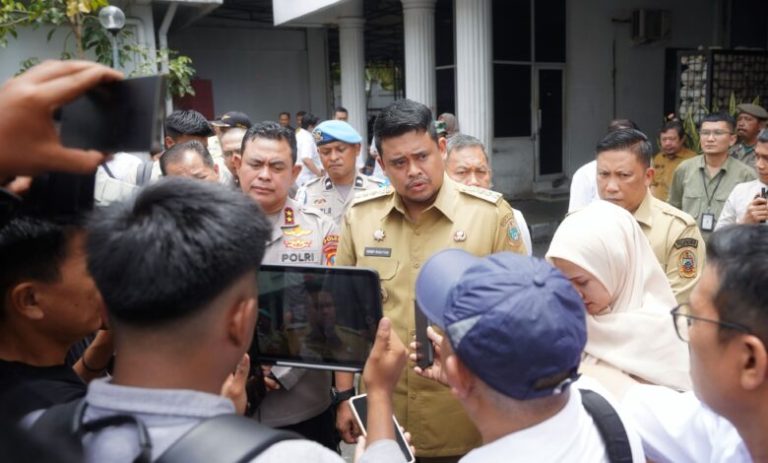 Gubernur Bobby Nasution Ajak Warga Sampaikan Aspirasi Dengan Damai