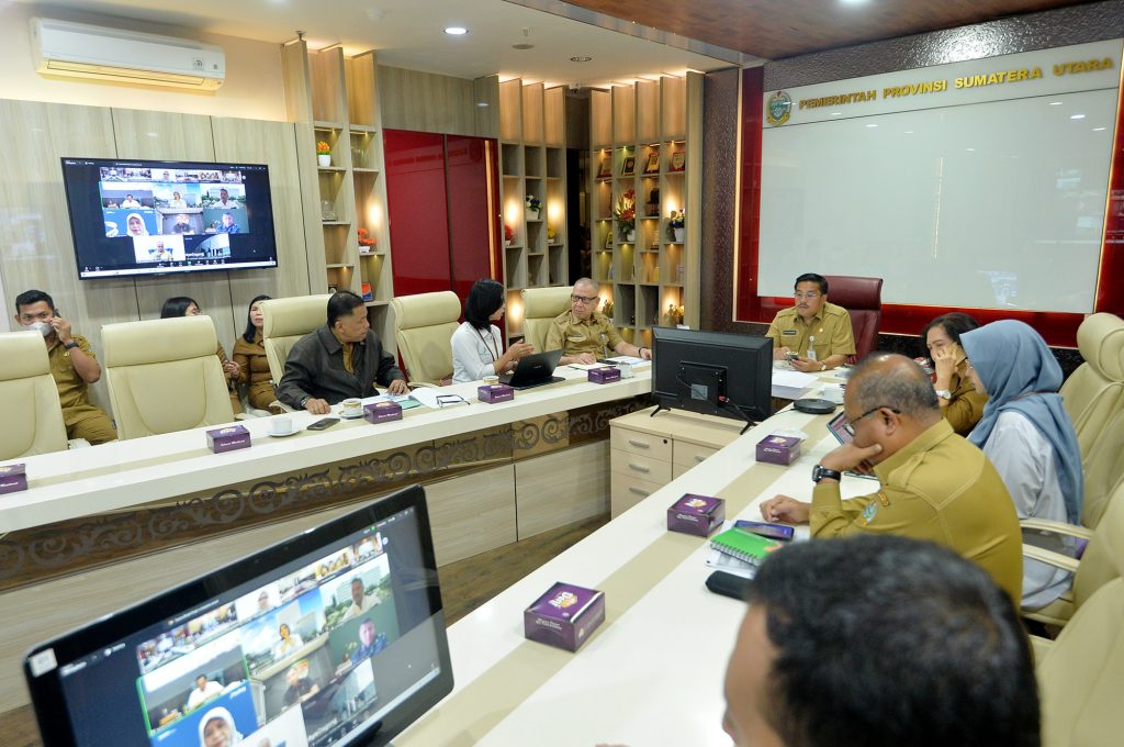 Sekdaprov Sumut Ikuti Rakor dengan Mendagri,