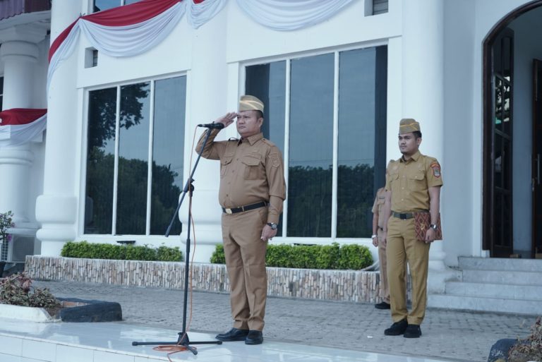 Wabup Asahan Pimpin Apel Gabungan