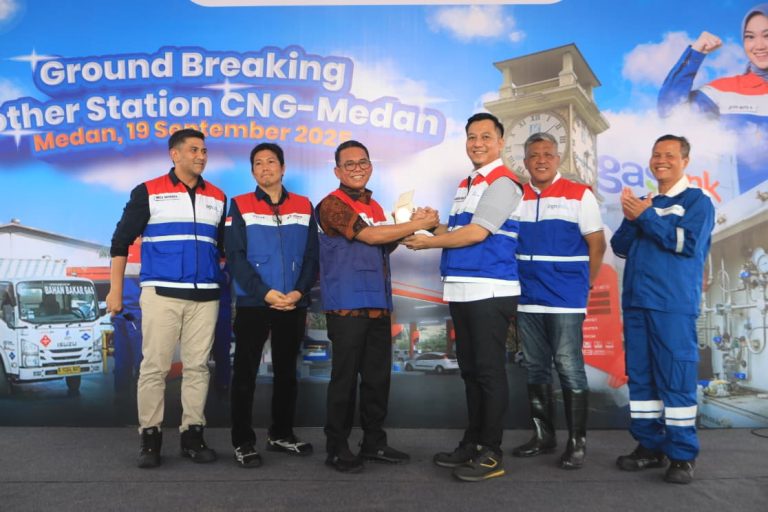 Zakiyuddin Harahap Ground Breaking Pembangunan Mother Station CNG