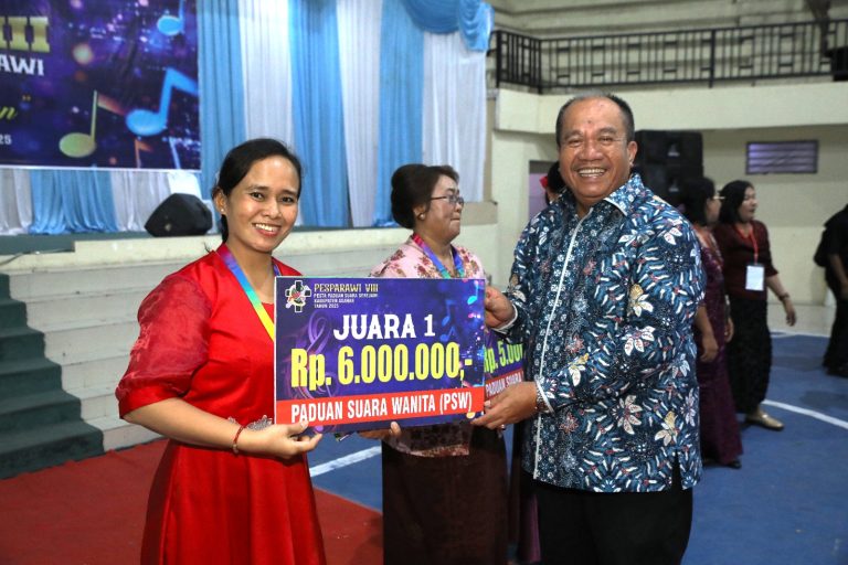 Bupati Asahan Tutup Pesparawi VIII Tahun 2025