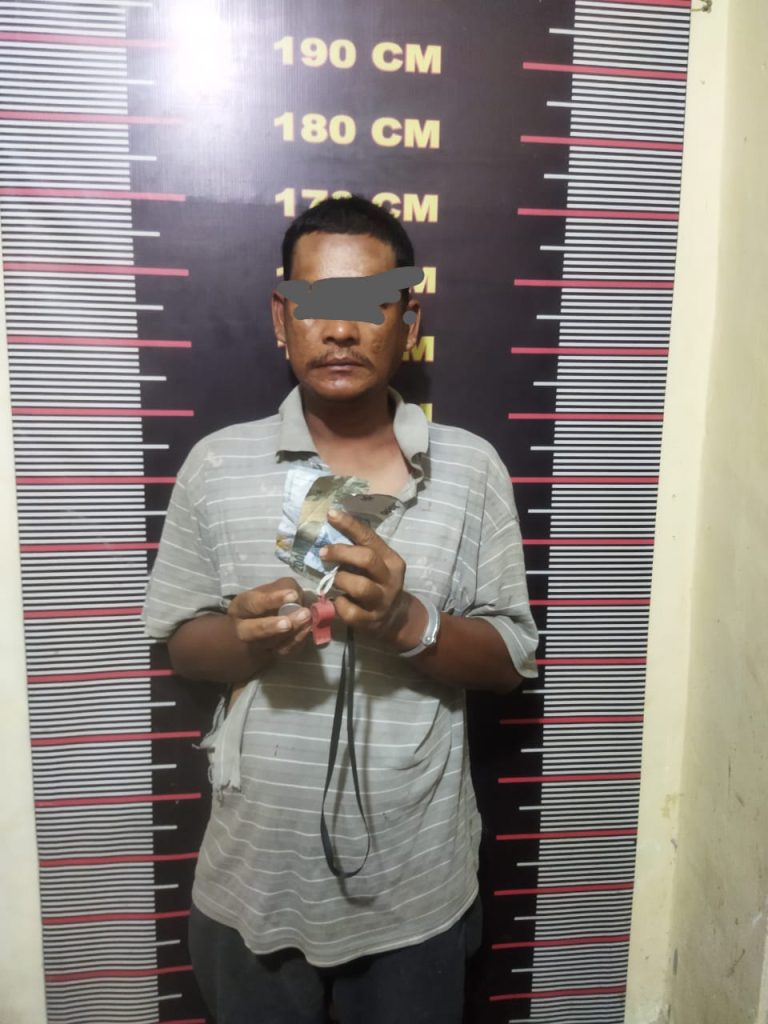 Polsek Tanjungpura Amankan Pria Pelaku Pungli Supir