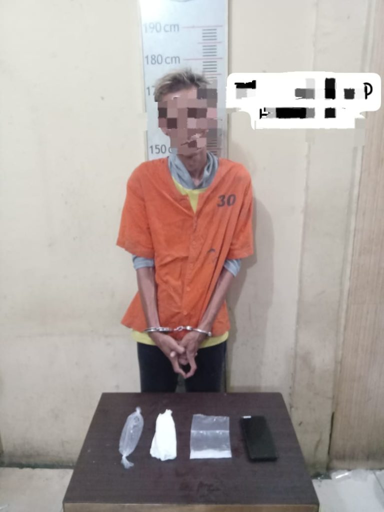 Satresnarkoba Polres Langkat Amankan Pria Pengedar Sabu