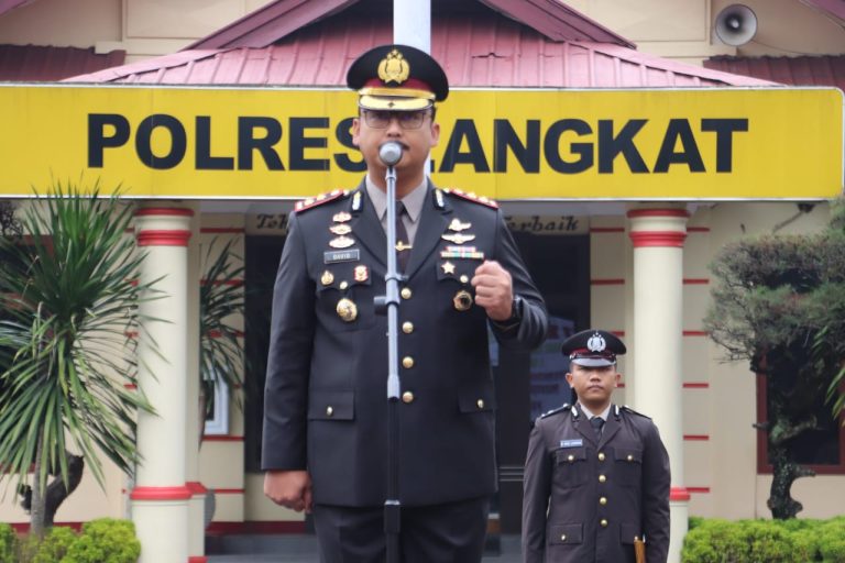 Upacara Hari Kesaktian Pancasila di Mapolres Langkat