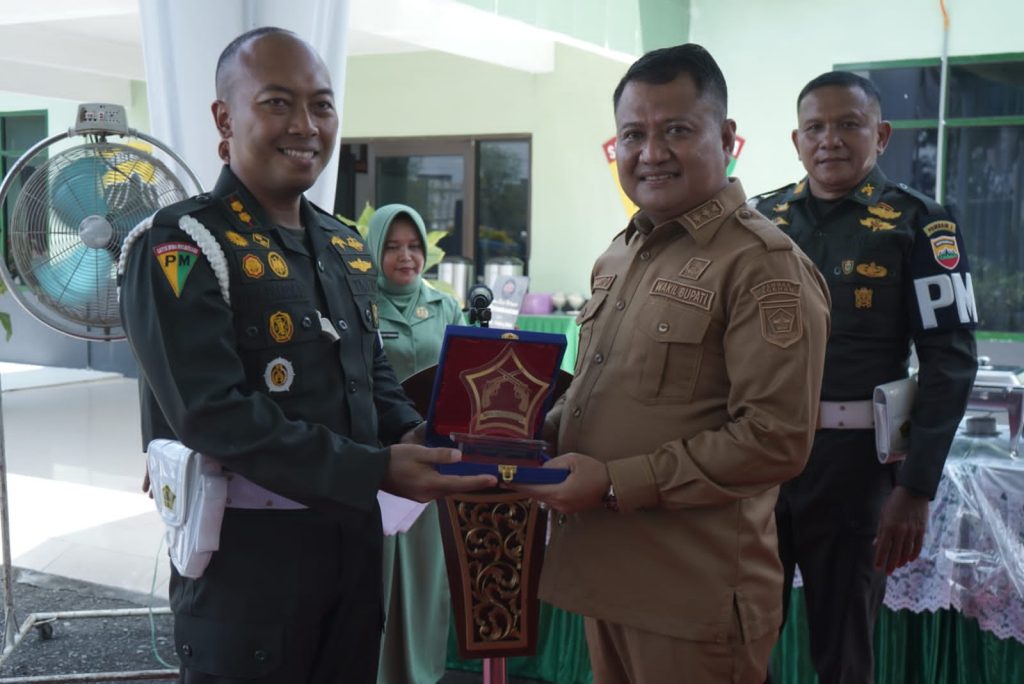 Wabup AsahanTerima Kunjungan Dandenpom 11 Pematang Siantar