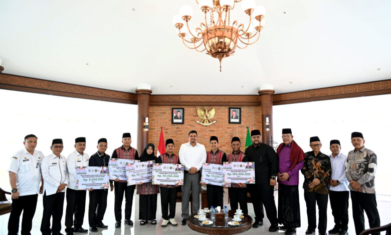 Bobby Nasution Apresiasi Kafilah Sumut Raih Peringkat Tujuh Nasional STQH