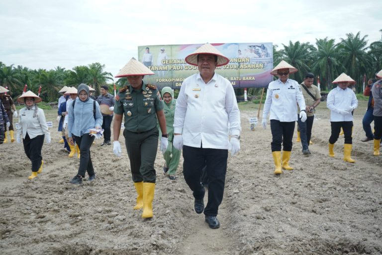 Forkopimda Asahan Kompak Dukung Inisiatif Tanam Padi Gogo