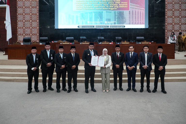Ranperda P-APBD Sumut 2025 Disetujui