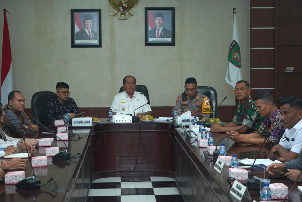 Bupati Asahan Pimpin Rakor Lintas Sektoral Jelang Nataru dan Operasi Lilin