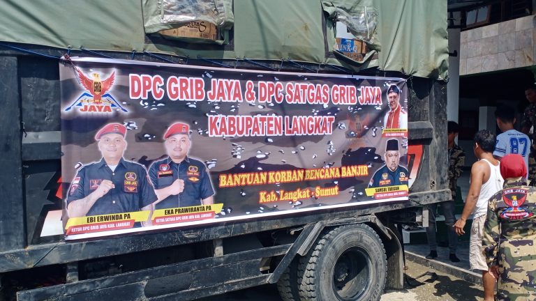 DPC Grib Jaya Langkat Salurkan Bantuan Ke Perkampungan Tuan Guru Besilam