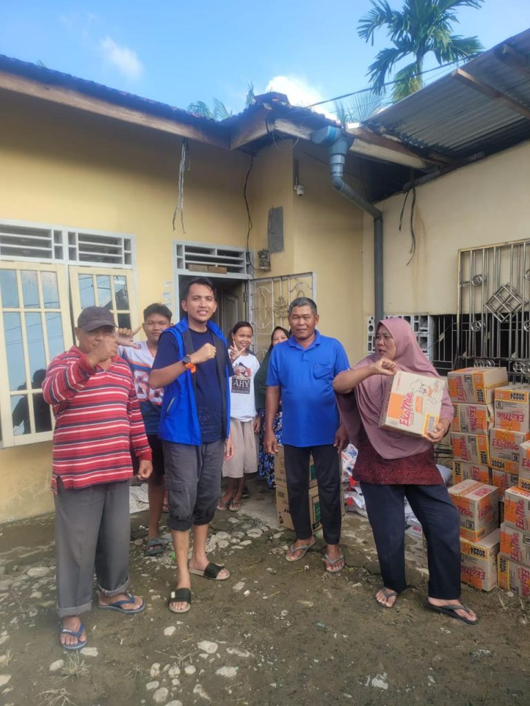 Demokrat Sumut Dan Langkat Terobos Desa Terpencil Terdampak Banjir
